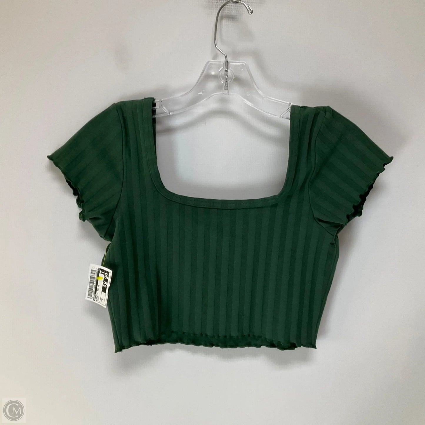 Athletic Top Short Sleeve By Aerie In Green, Size: S