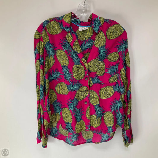 Top Long Sleeve By Anthropologie In Multi-colored, Size: Xs