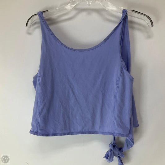 Athletic Tank Top By Lululemon In Blue, Size: 4