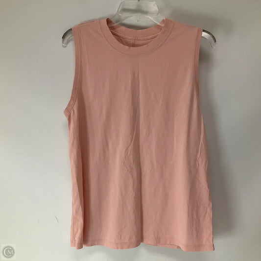 Athletic Tank Top By Lululemon In Pink, Size: 8