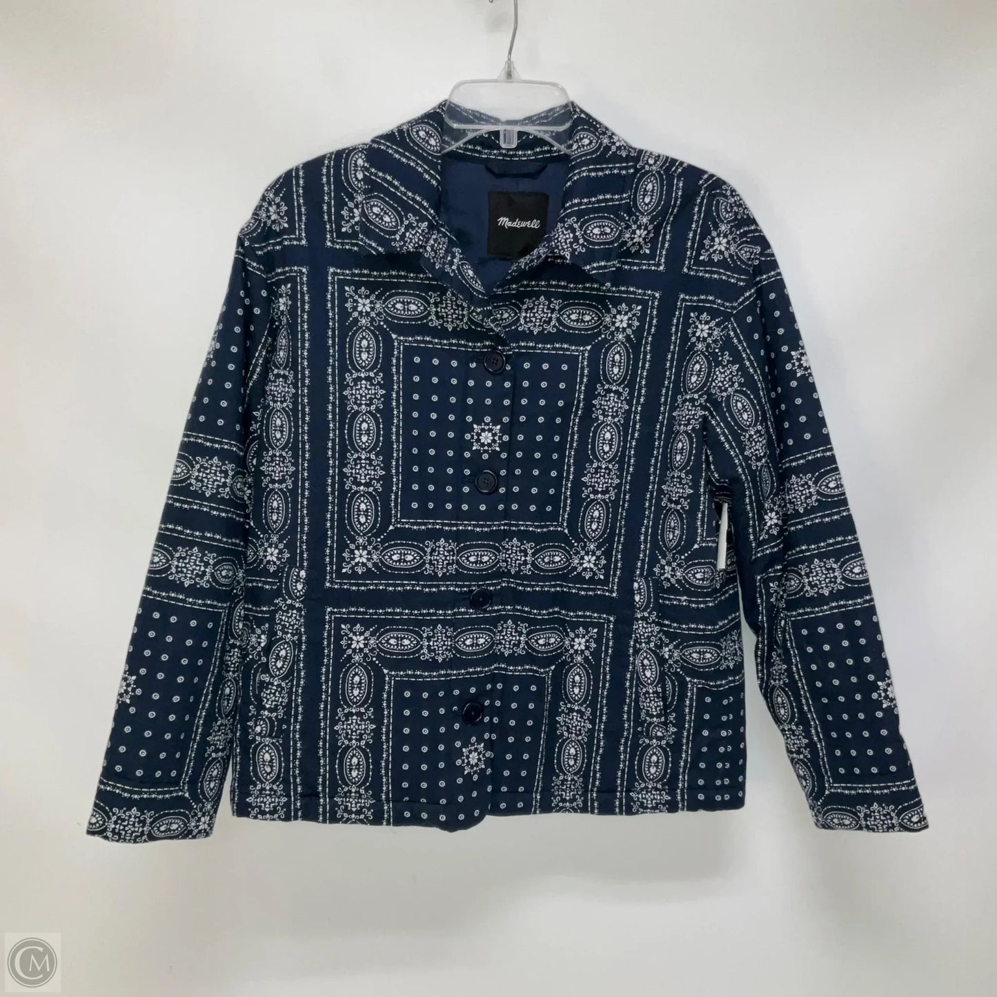 Jacket Other By Madewell In Blue & White, Size: S