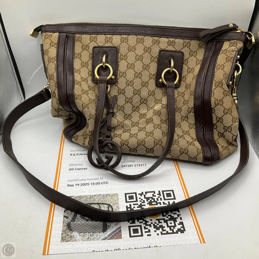Handbag Luxury Designer By Gucci, Size: Large