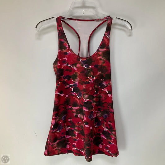 Athletic Tank Top By Lululemon In Multi-colored, Size: 8