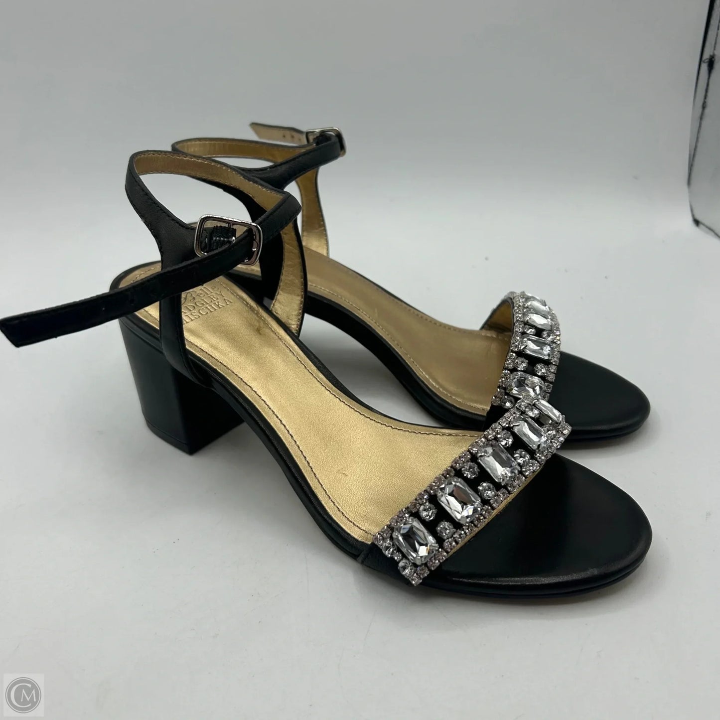 Shoes Heels Block By Badgley Mischka In Black, Size: 6