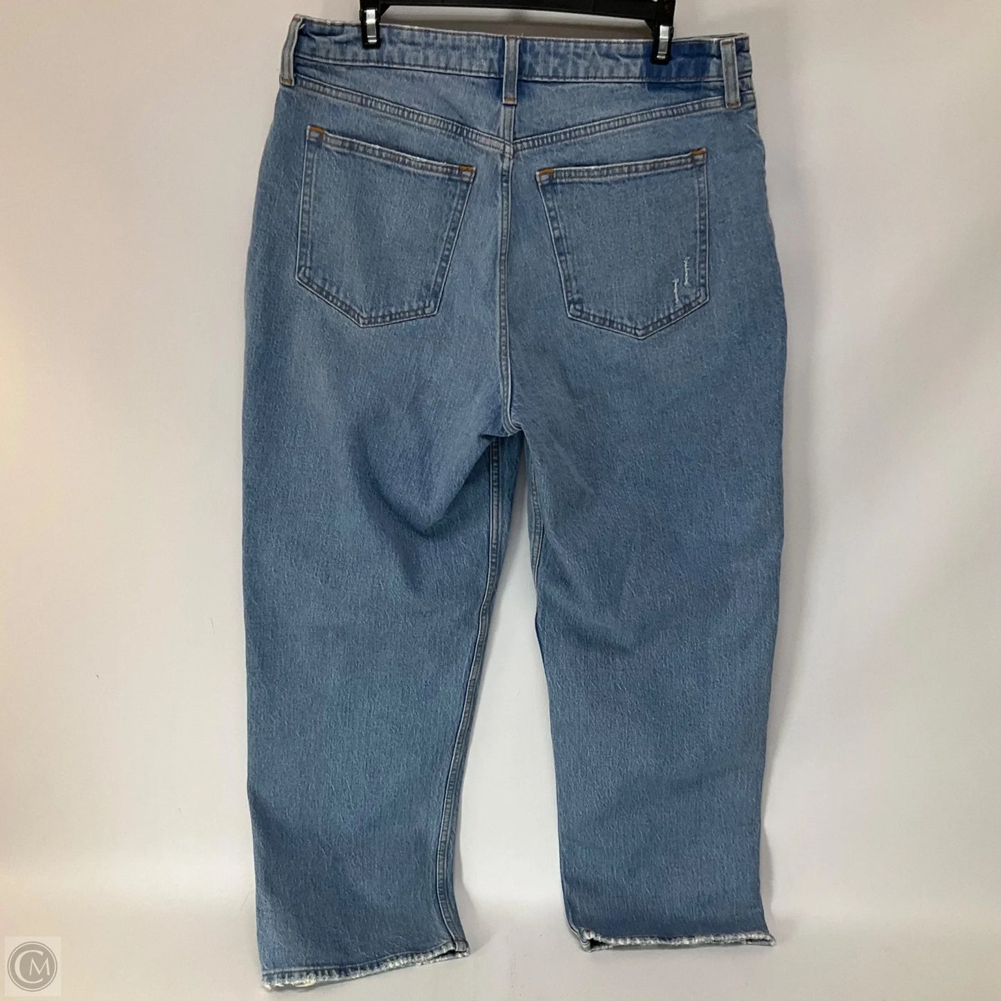 Jeans Straight By Abercrombie And Fitch In Blue Denim, Size: 12