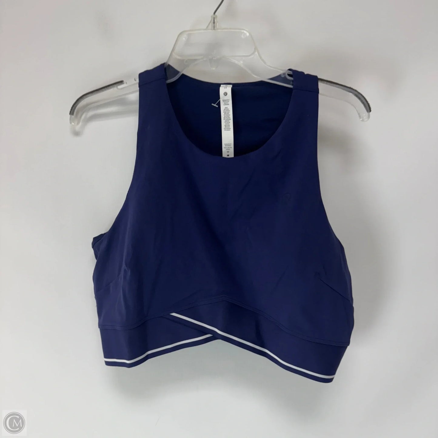 Athletic Bra By Lululemon In Blue, Size: 14