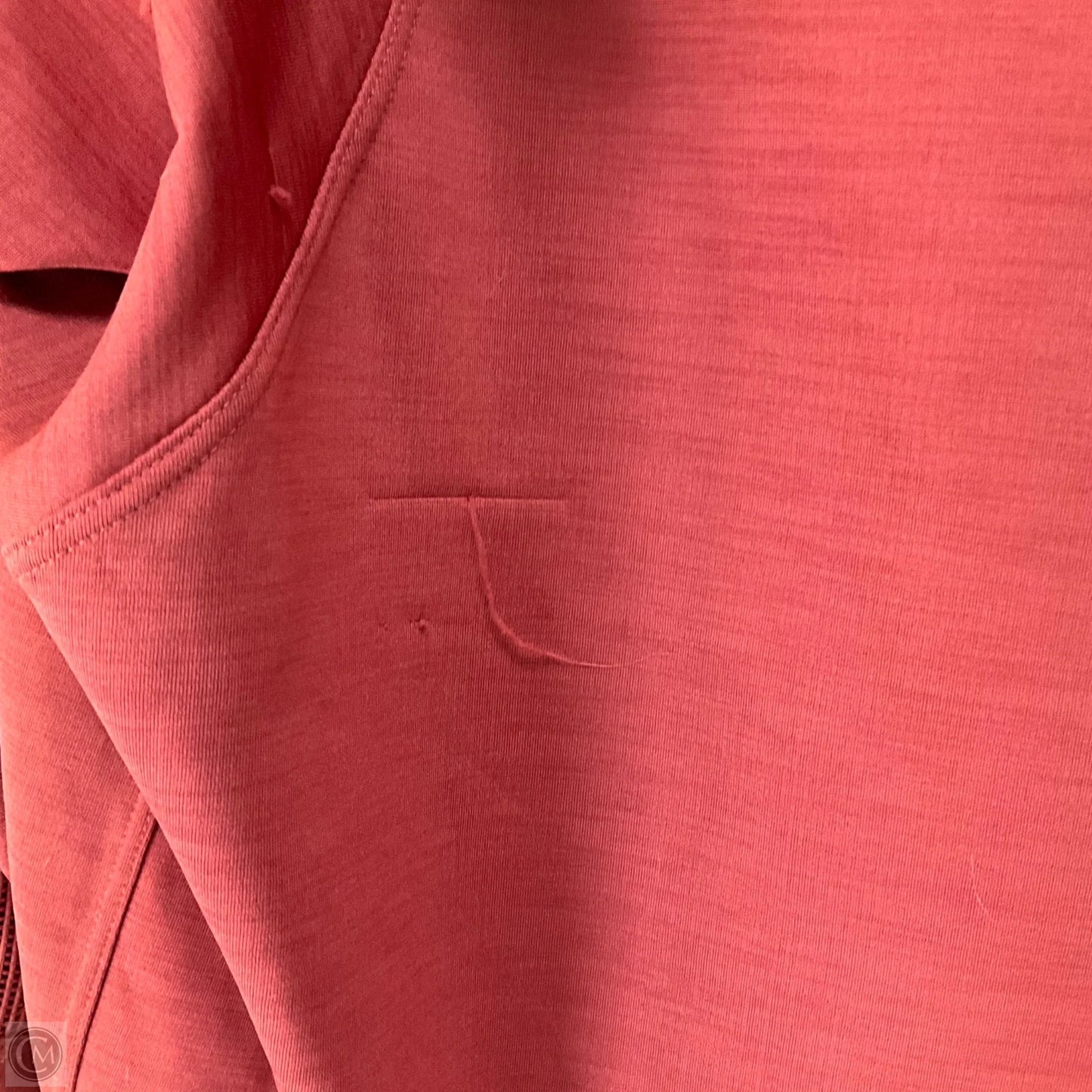 Athletic Top Long Sleeve Hoodie By Nike Apparel In Red, Size: Xl