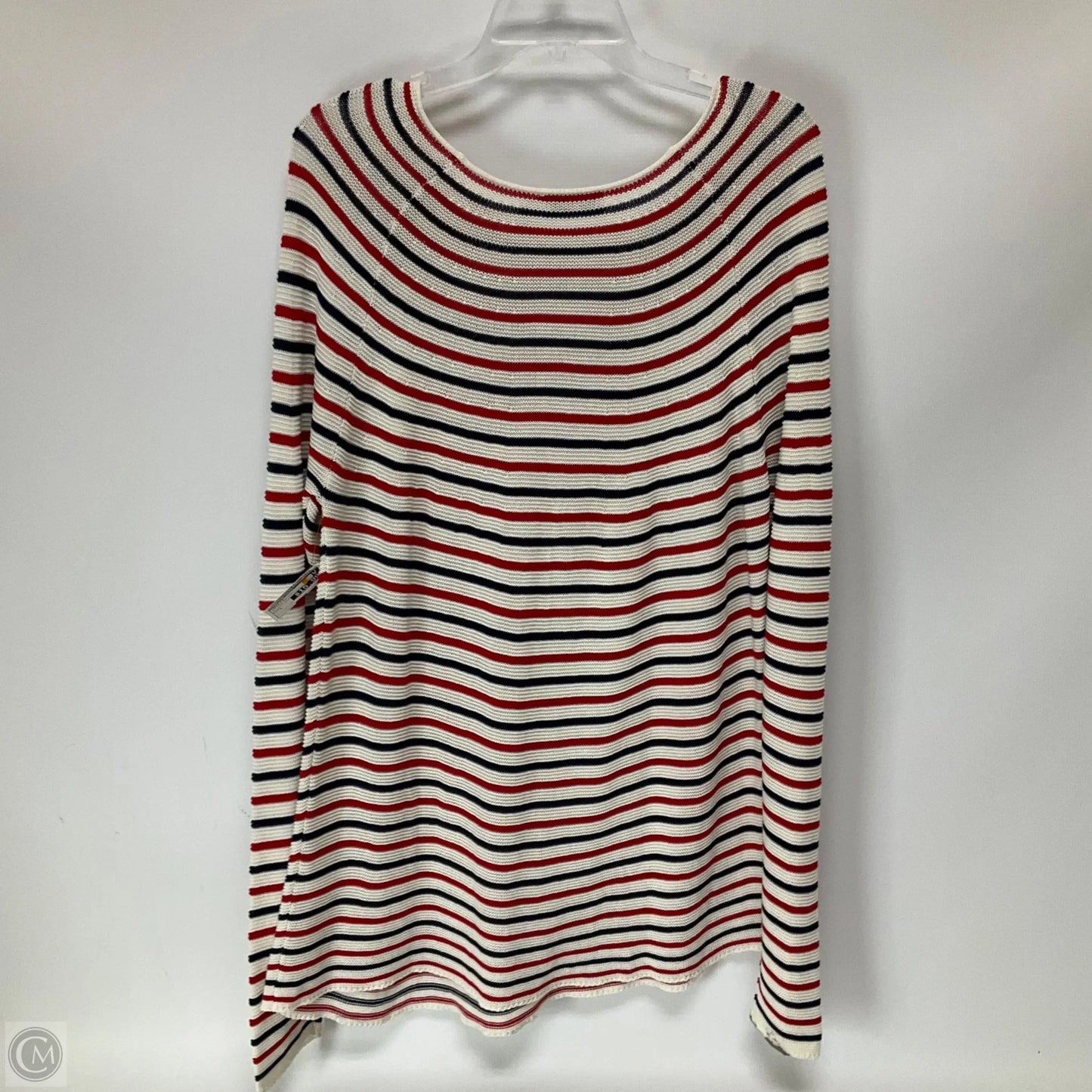 Tunic Long Sleeve By Vineyard Vines In Striped Pattern, Size: L