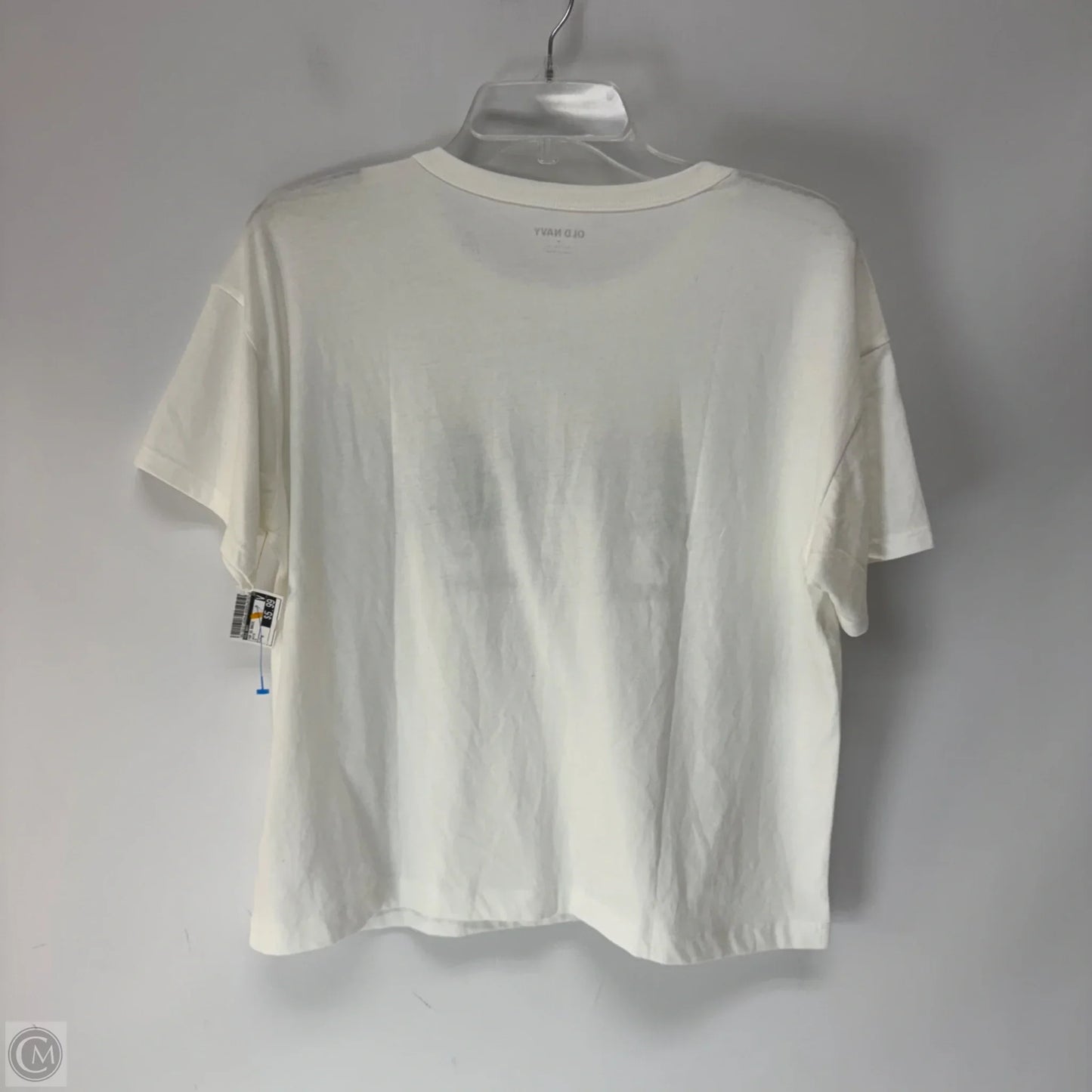 Top Short Sleeve Basic By Old Navy In White, Size: M