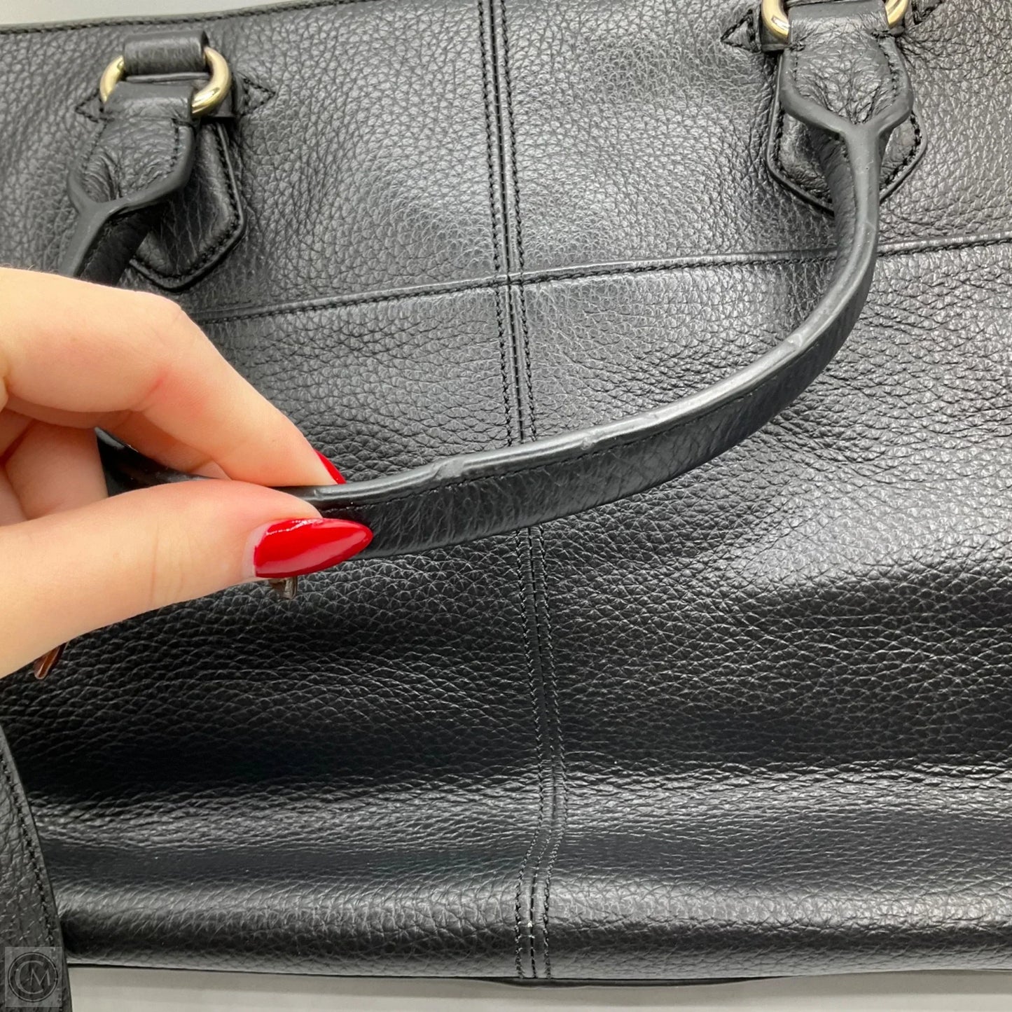 Handbag Leather By Cole-haan, Size: Large