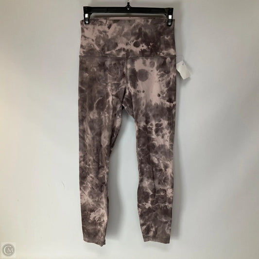 Athletic Leggings By Lululemon In Tie Dye Print, Size: 6