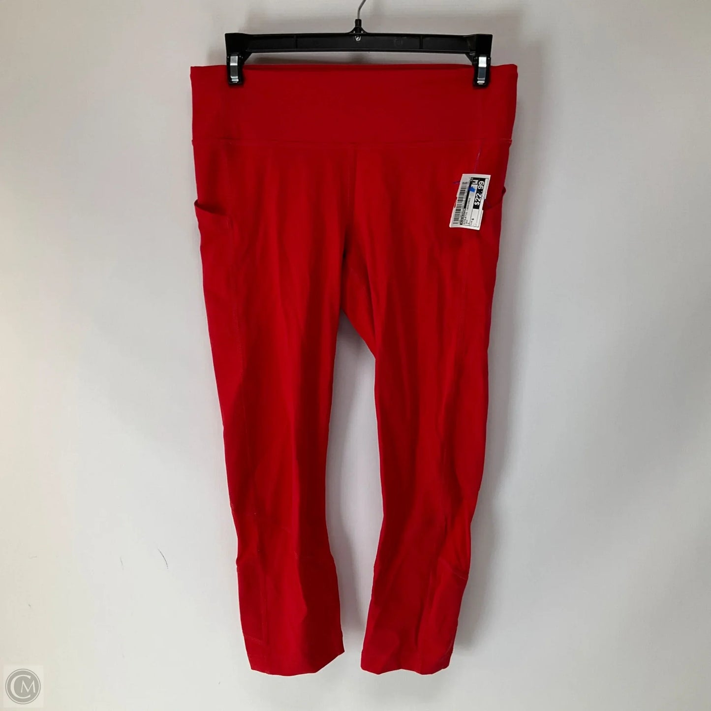Athletic Leggings By Lululemon In Red, Size: 6