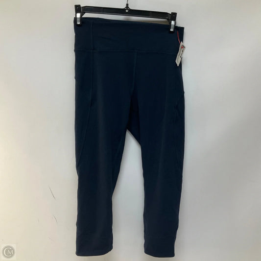 Athletic Leggings Capris By Lululemon In Navy, Size: 6