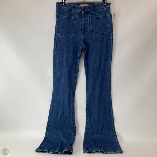 Jeans Boot Cut By Madewell In Blue Denim, Size: 2l