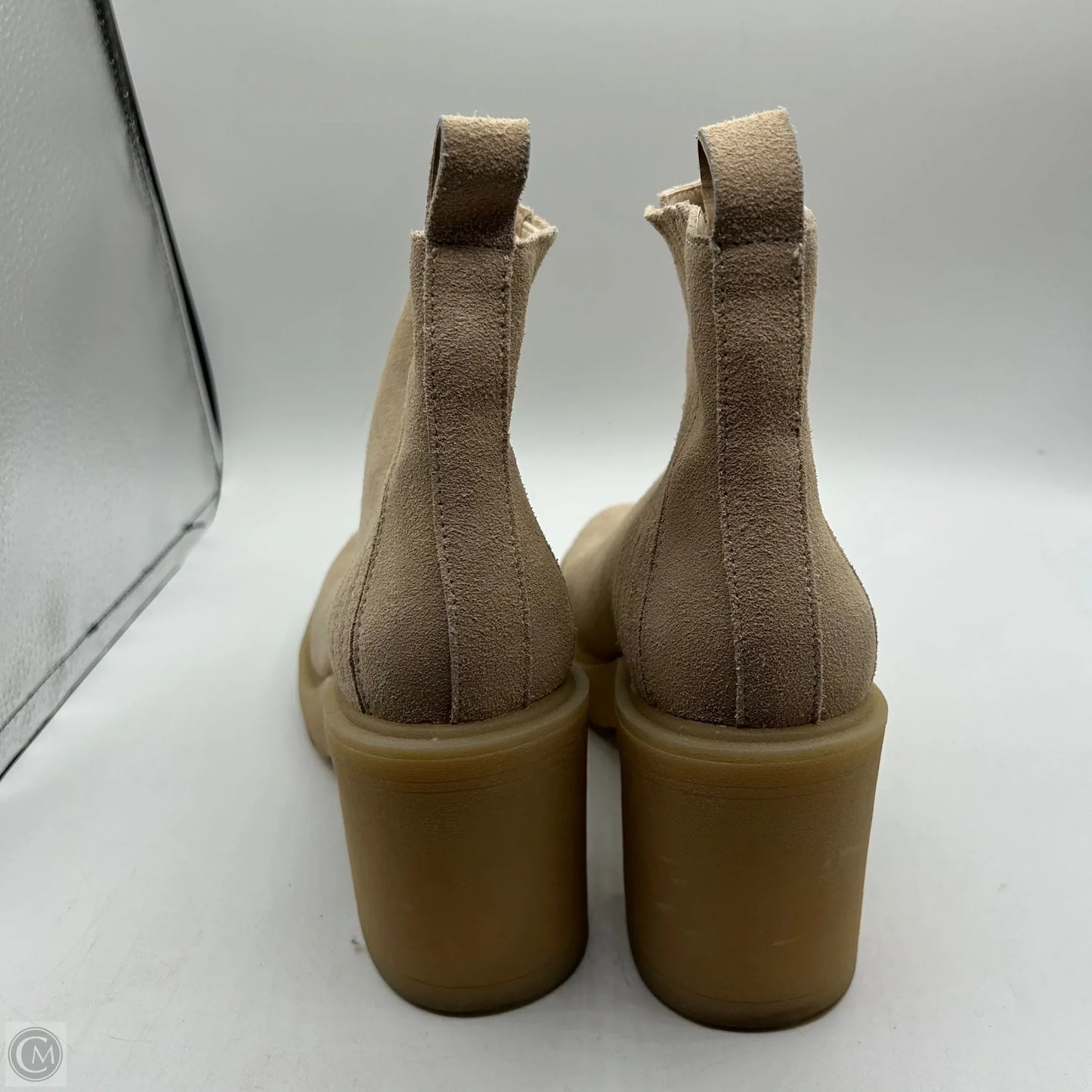 Boots Ankle Heels By Dolce Vita In Tan, Size: 8