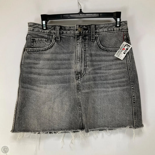 Skirt Mini & Short By Abercrombie And Fitch In Black Denim, Size: 2