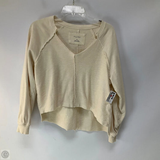 Top Long Sleeve By Pilcro In Cream, Size: Xs