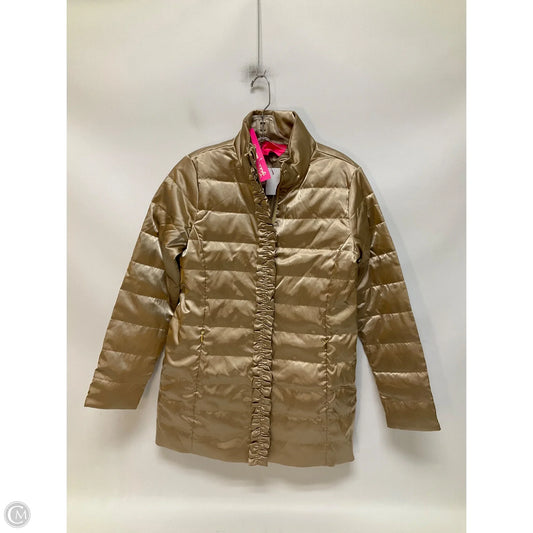 Jacket Designer By Lilly Pulitzer In Gold, Size: 2