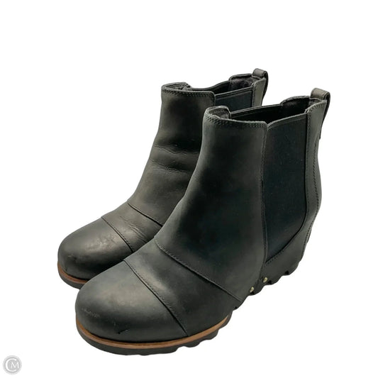 Boots Ankle Heels By Sorel In Black, Size: 9.5