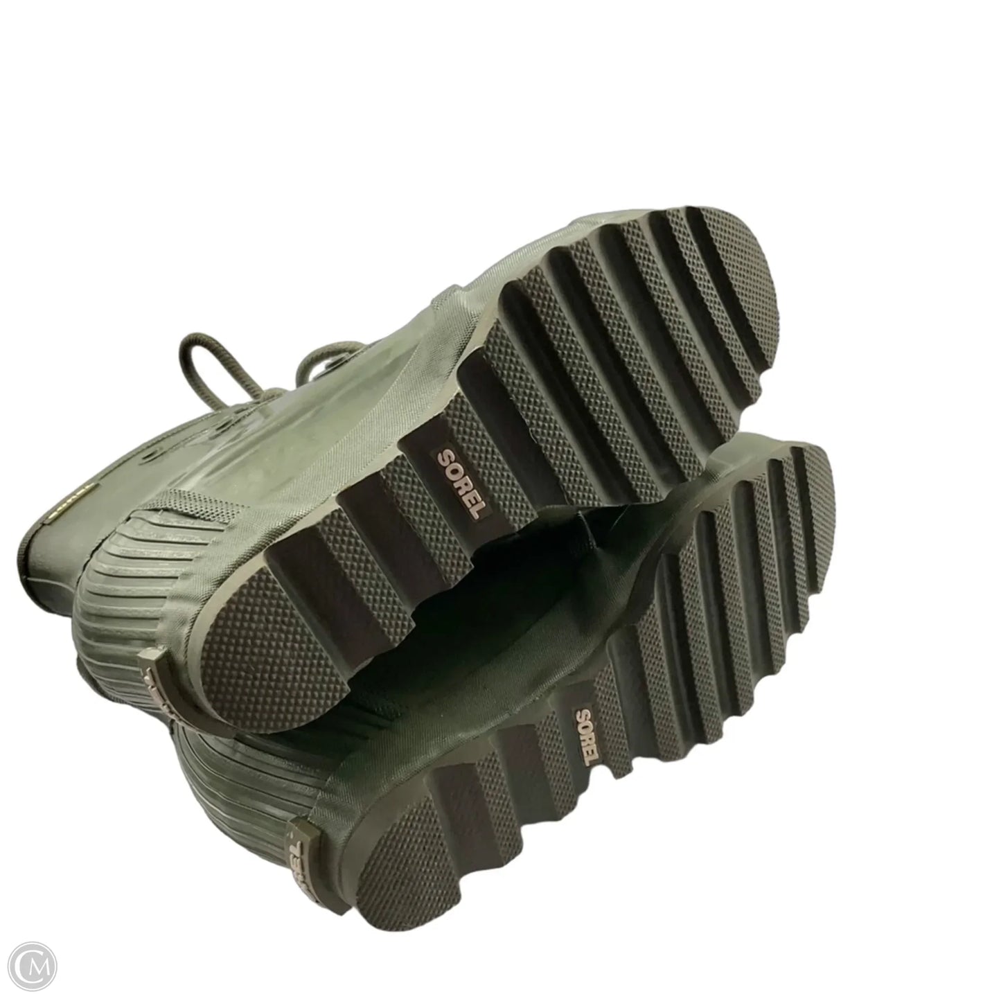 Boots Rain By Sorel In Green, Size: 10