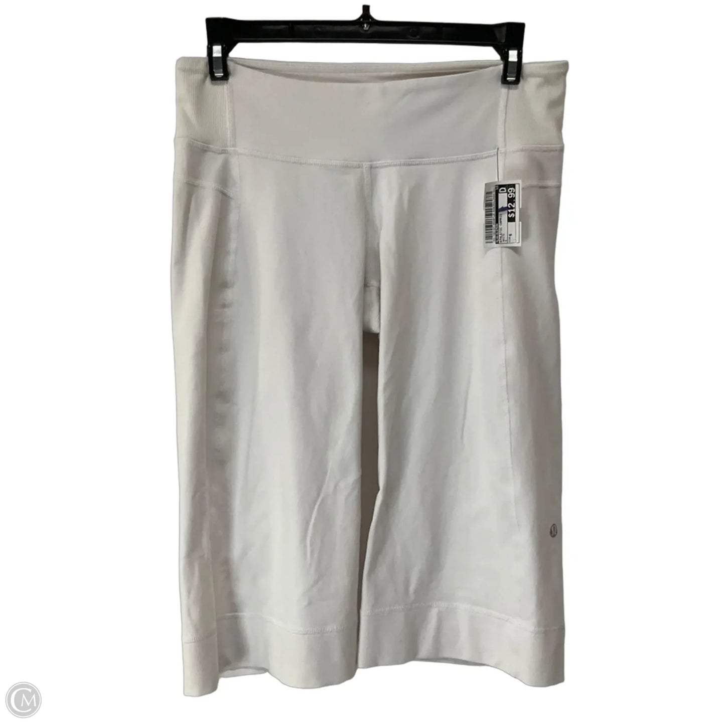 Athletic Capris By Lululemon In White, Size: 6
