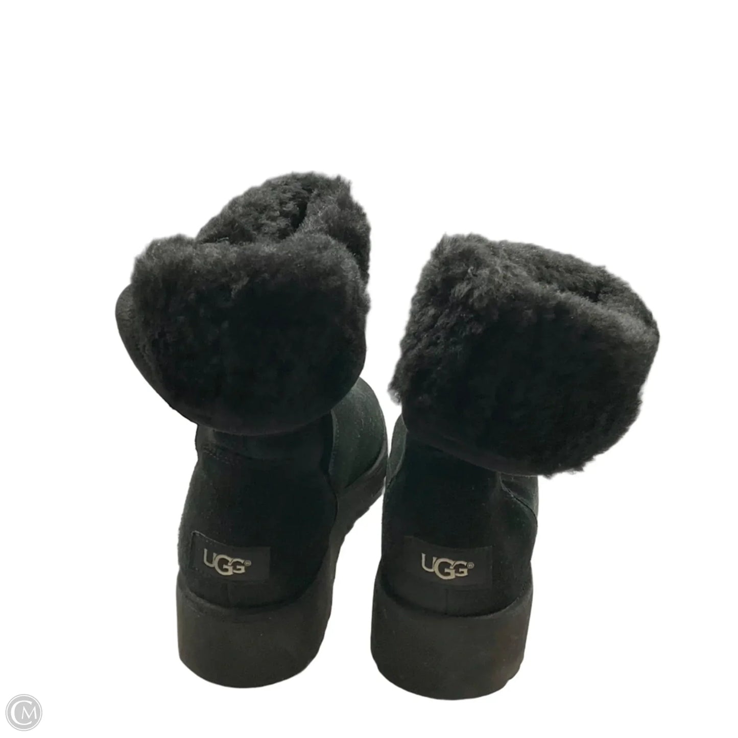 Boots Designer By Ugg In Black, Size: 9