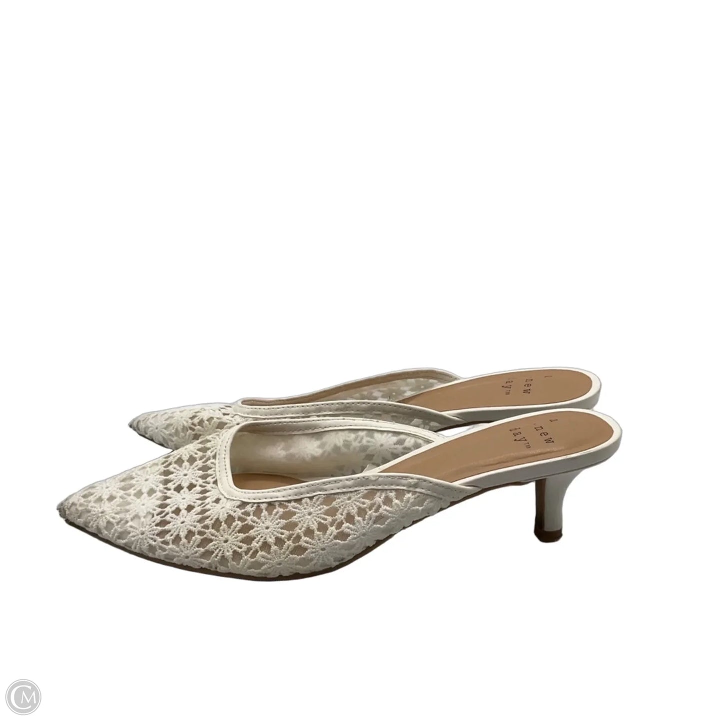 Shoes Heels Kitten By A New Day In White, Size: 8