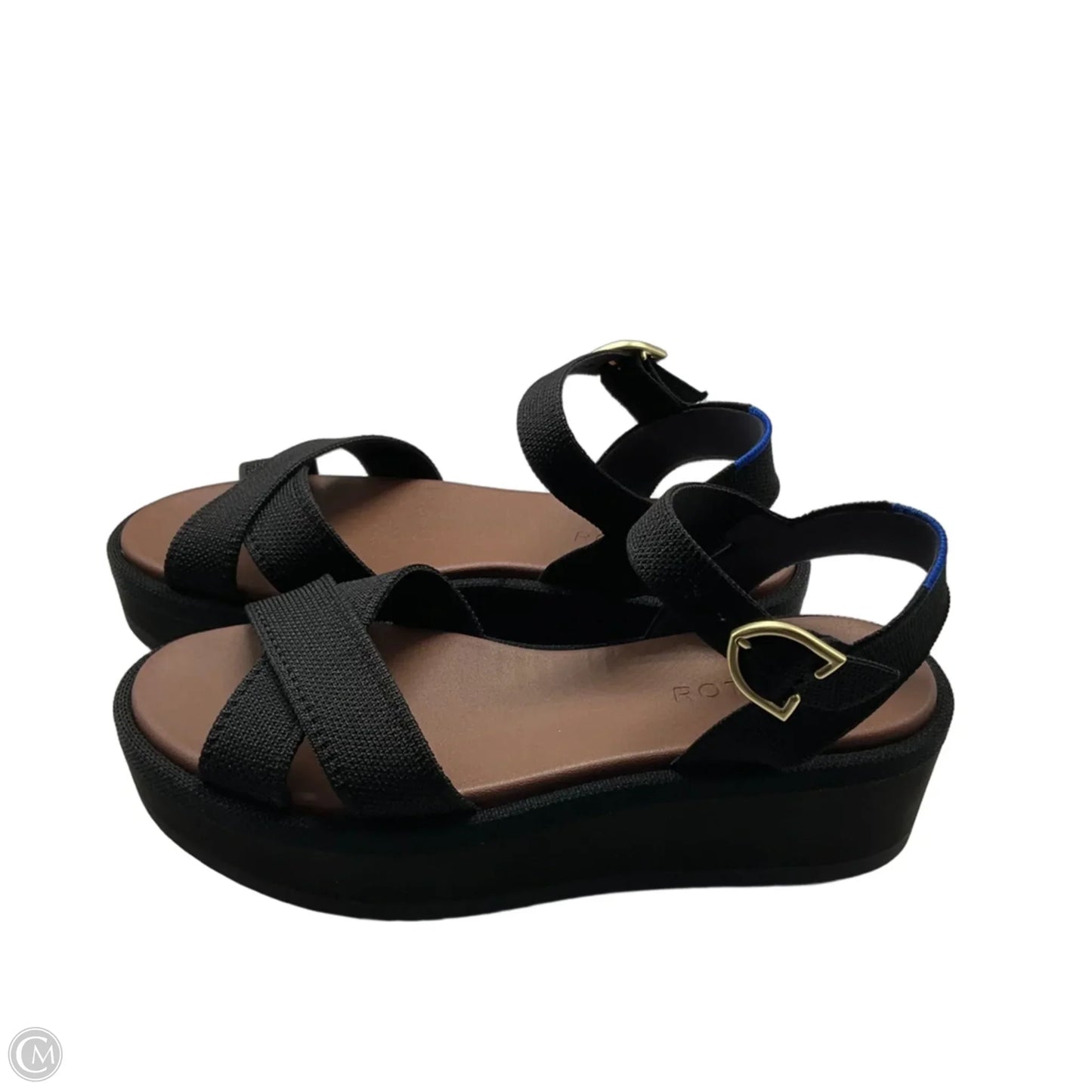 Sandals Flats By Rothys In Black, Size: 8