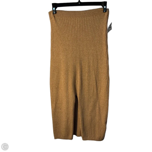 Skirt Midi By Free People In Tan, Size: Xs