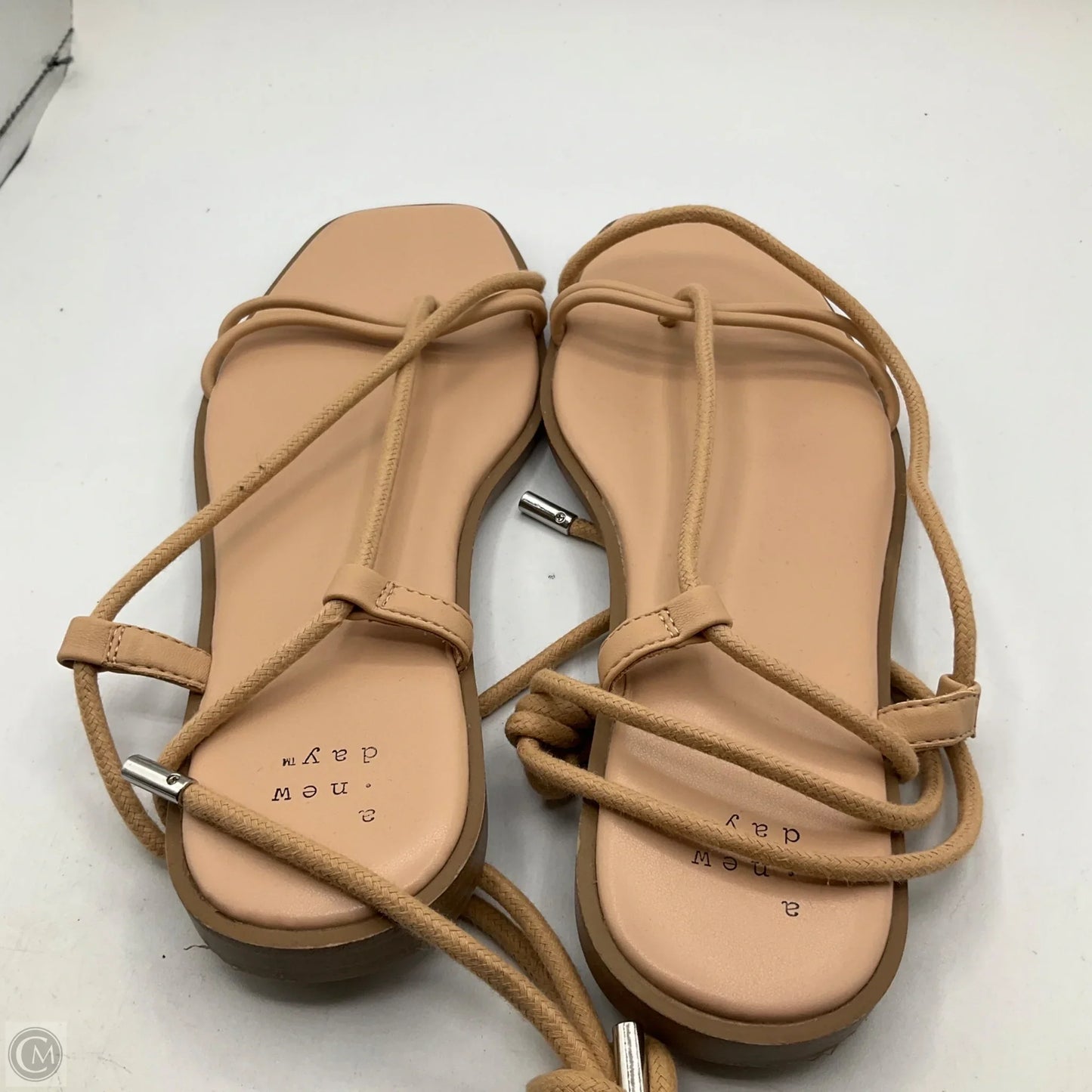 Sandals Flats By A New Day In Tan, Size: 7