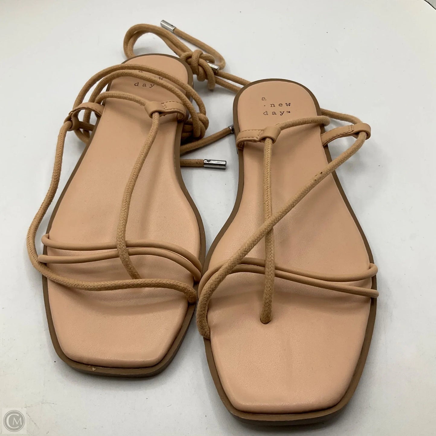 Sandals Flats By A New Day In Tan, Size: 7