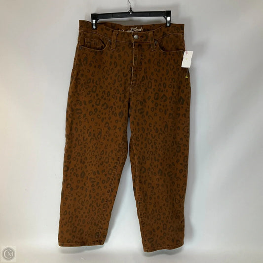Jeans Straight By Universal Thread In Animal Print, Size: 6