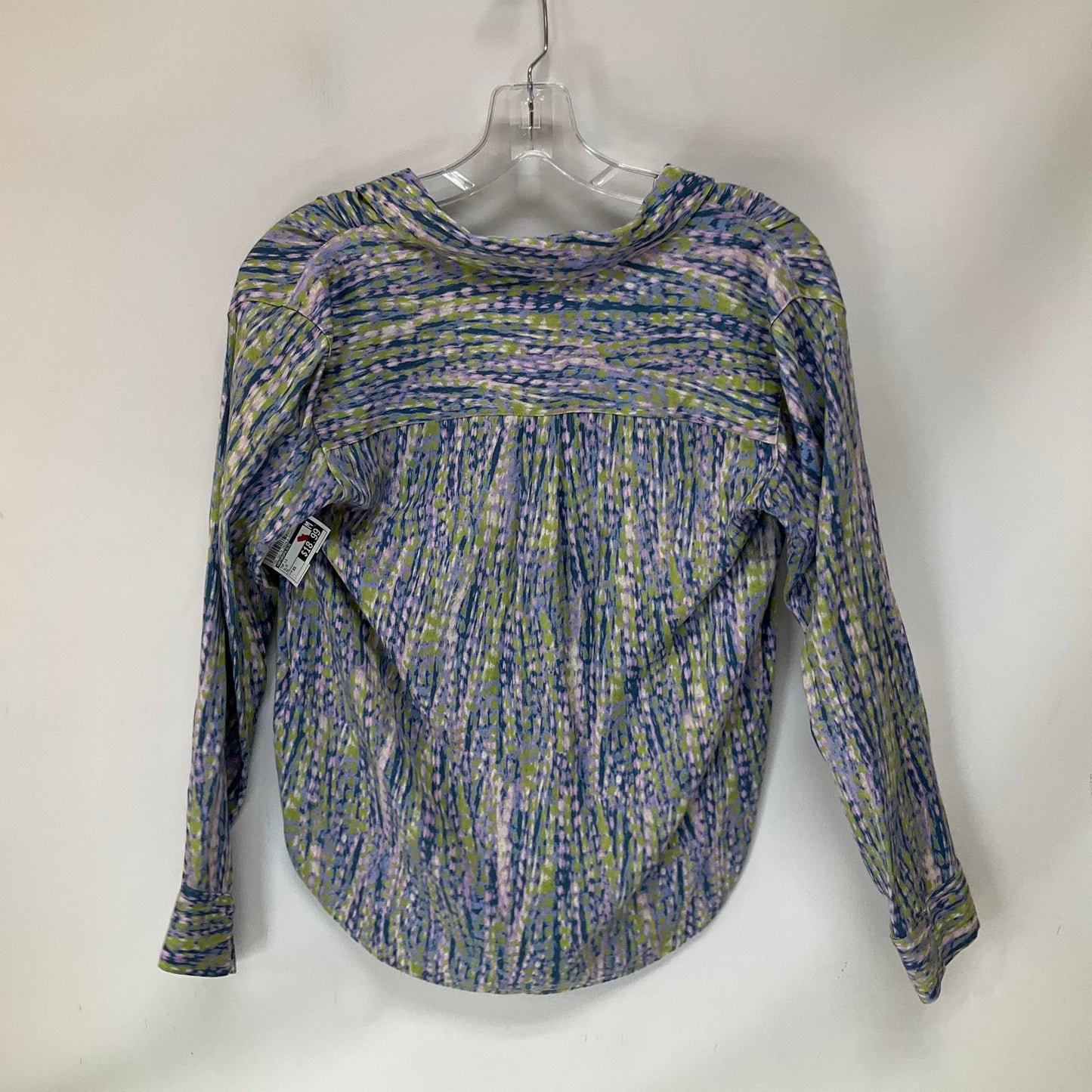 Top Long Sleeve By Anthropologie In Blue, Size: Xs
