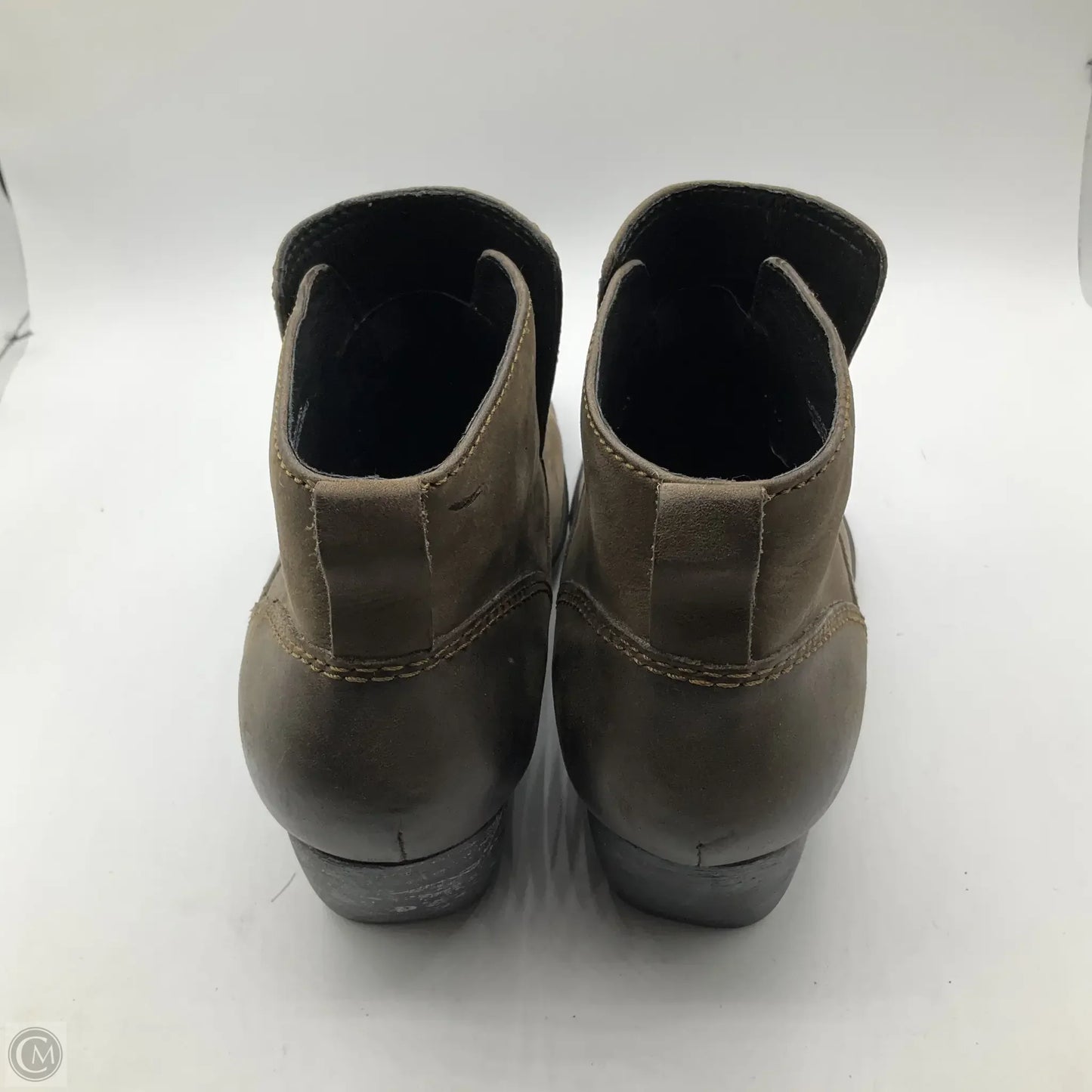 Boots Ankle Heels By Born In Brown, Size: 10