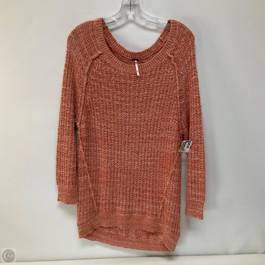 Sweater By Free People In Orange, Size: S