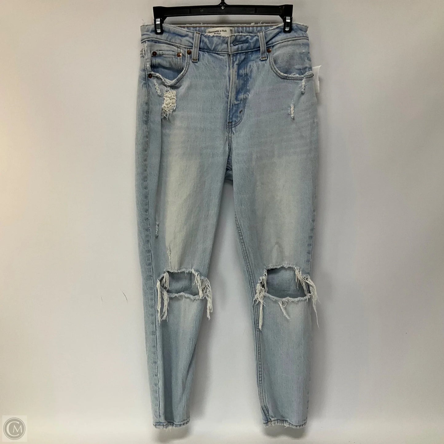 Jeans Skinny By Abercrombie And Fitch In Blue Denim, Size: 2
