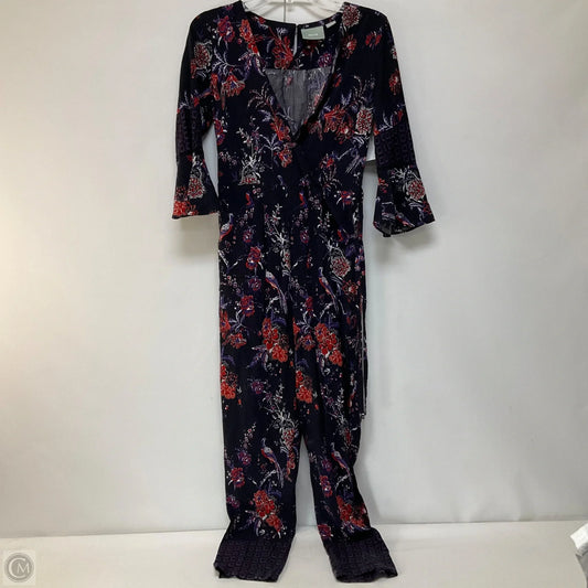 Jumpsuit By Maeve In Floral Print, Size: 6