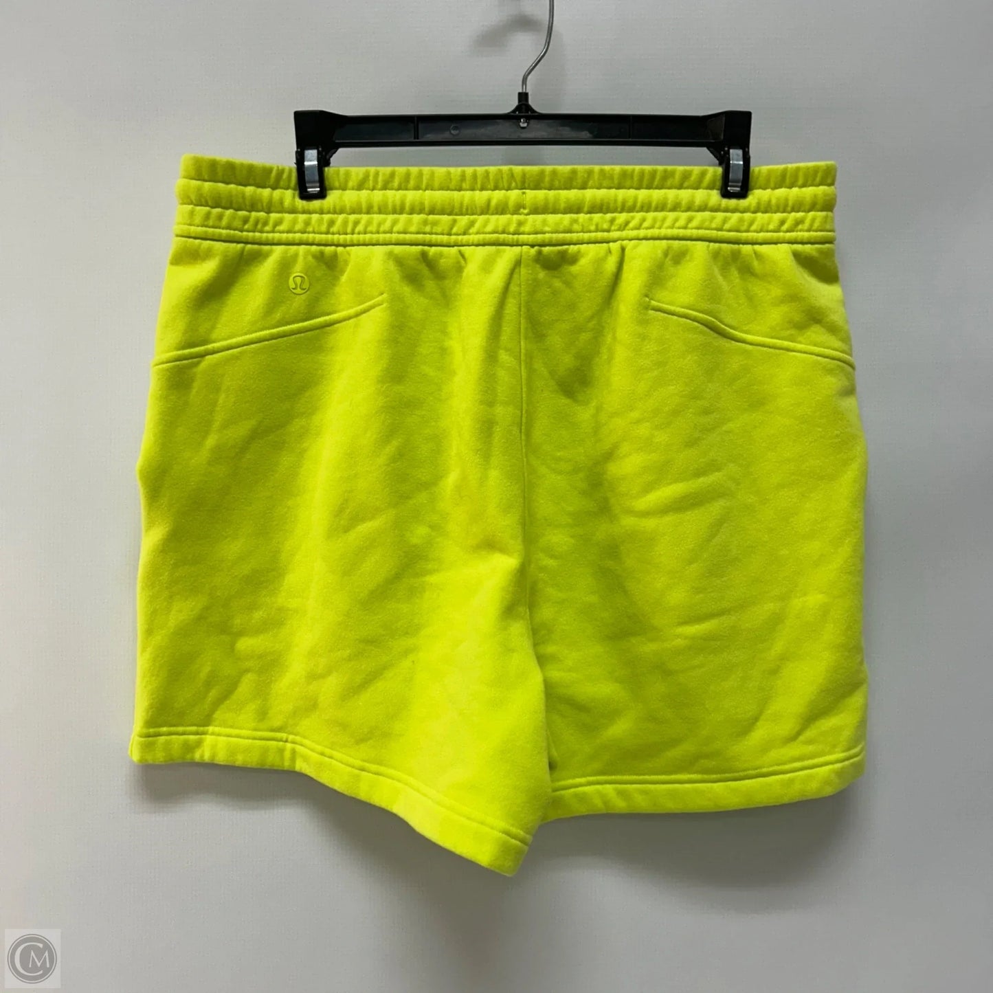 Athletic Shorts By Lululemon In Yellow, Size: 10