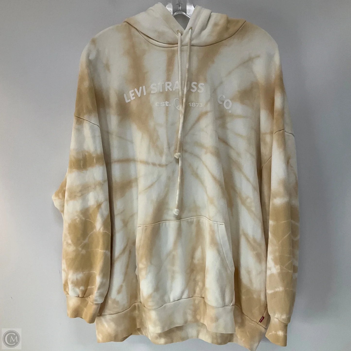 Sweatshirt Hoodie By Levis In Tie Dye Print, Size: M