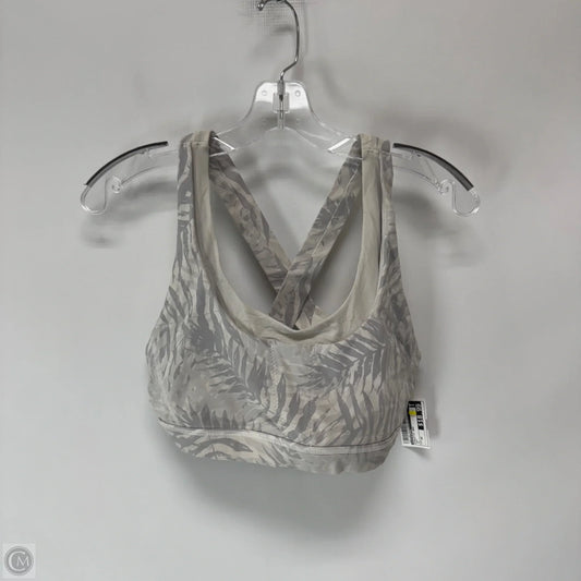 Athletic Bra By Lululemon In Grey, Size: 10