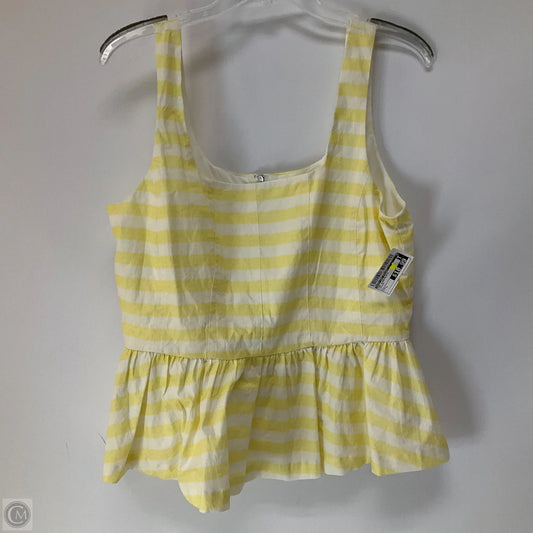 Top Sleeveless By Avec Les Filles In Yellow, Size: L