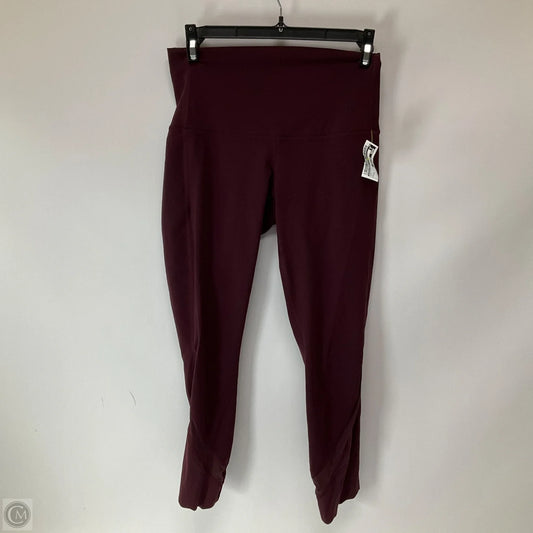Athletic Leggings By Lululemon In Red, Size: 6