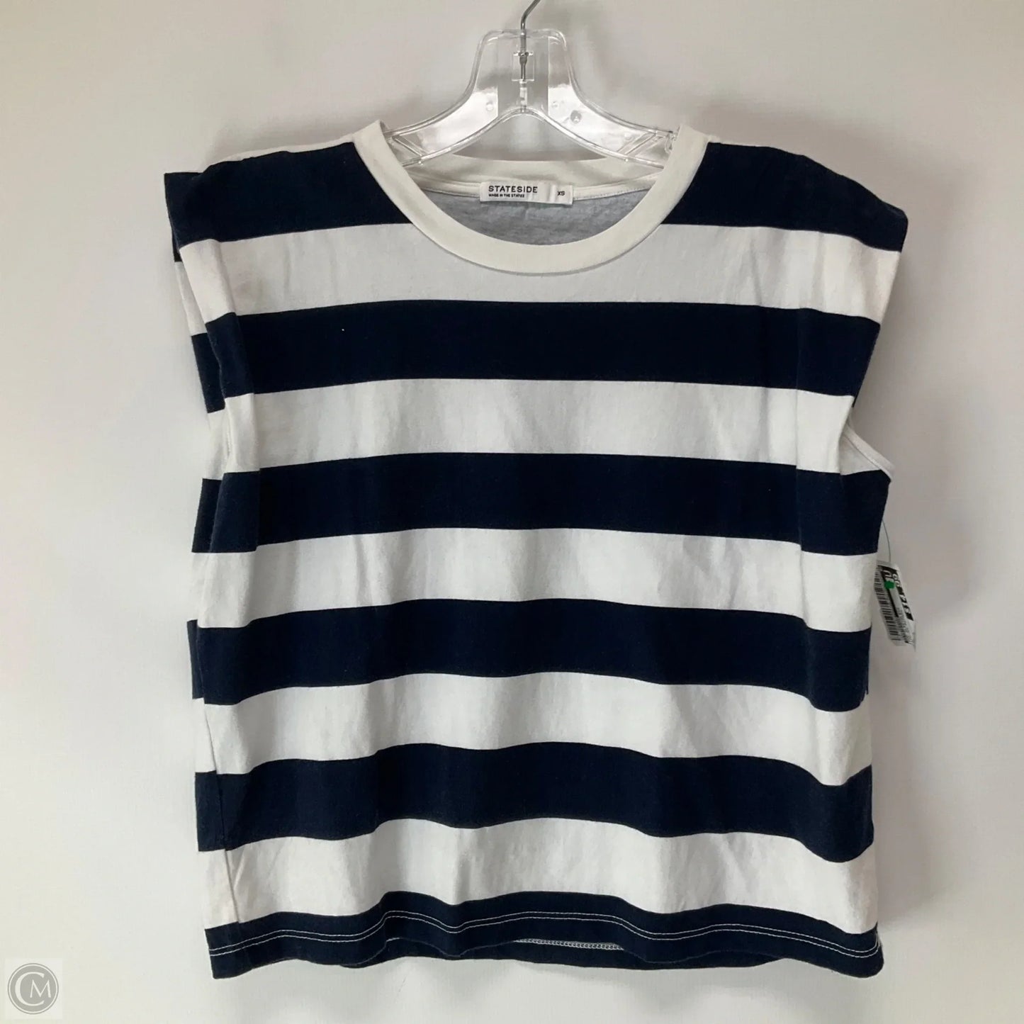 Top Sleeveless By Stateside In Striped Pattern, Size: Xs