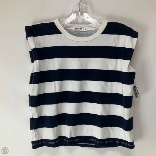 Top Sleeveless By Stateside In Striped Pattern, Size: Xs