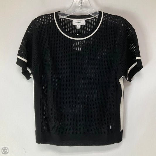 Top Short Sleeve By Evereve In Black, Size: Xs