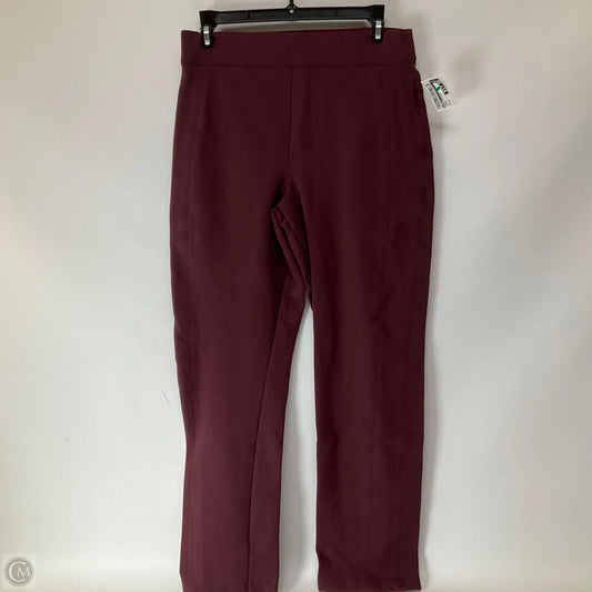 Pants Leggings By Spanx In Maroon, Size: M