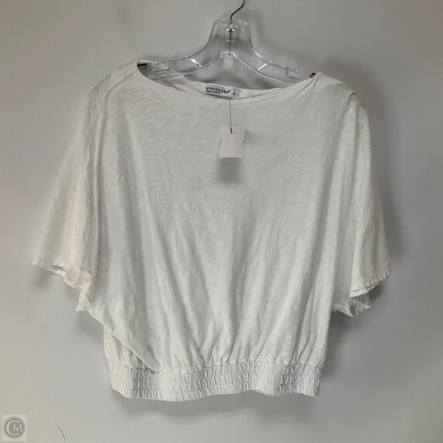 Top Short Sleeve By Stateside In White, Size: S