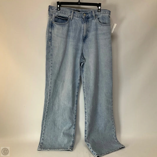 Jeans Straight By Uniqlo In Blue Denim, Size: 8