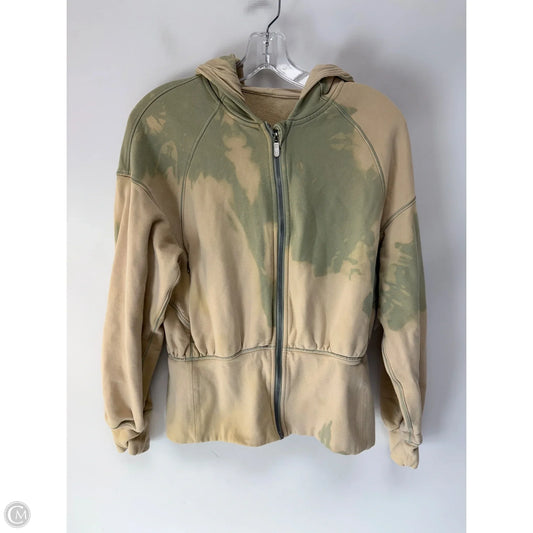 Athletic Jacket By Lululemon In Tie Dye Print, Size: 8