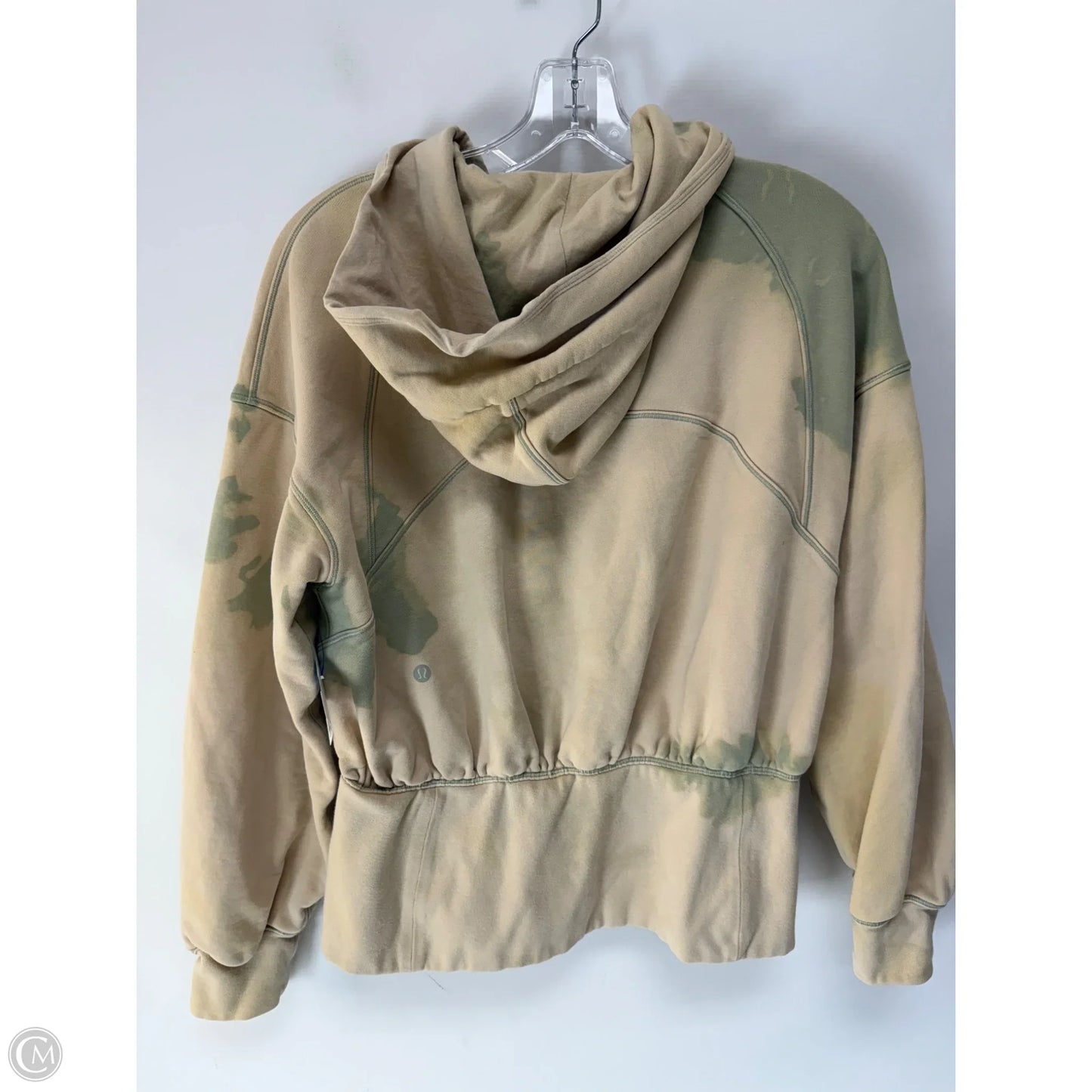 Athletic Jacket By Lululemon In Tie Dye Print, Size: 8